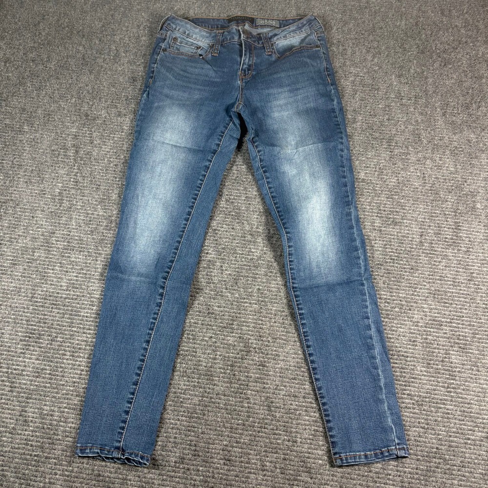 Aeropostale Jegging Womens 6 Reg Blue Excellent Low Rise Skinny Stretch Denim